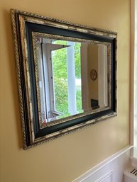 Black And Gold Framed Wall Mirror