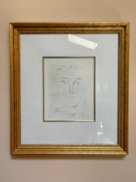 'Pour Robe', Pablo Picasso Plate Signed Etch/Restrike