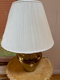 Metal Goldtone Table Lamp
