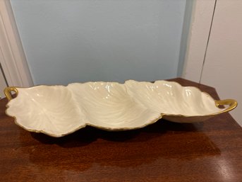 Lenox White And Gold Serving Plate