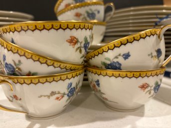 Haviland Eden Set Of Coffee Cups And Saucers