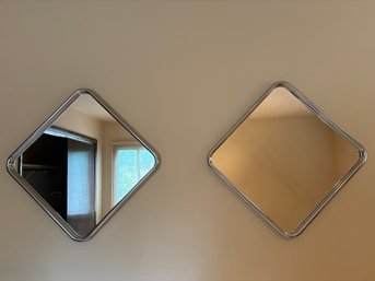 Two Silvertone Mirrors