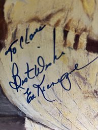 Ed Kranepool Baseball Poster, Joe Wilder Signature