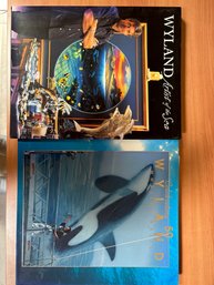 Two Wyland Coffee Table Books