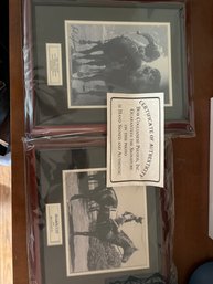 The Savage (signed) And Seabiscuit Horse Photos