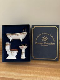 Reutter Porzellan Germany Bathroom Miniatures