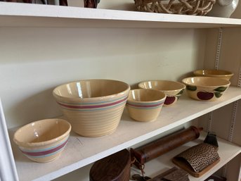 Six Vintage  Display Bowls