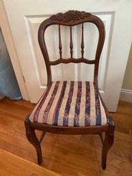 Vintage Carved Wood Chair