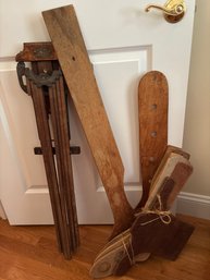 Wooden Antique Laundry Items