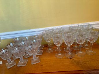 Lot Of Vintage Pressed Glassware