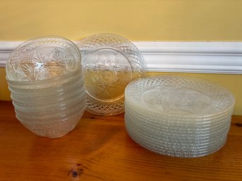 Glass Bowls And Plates