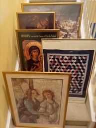 Five Framed Museum Poster Prints