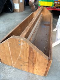 Large Wooden Toolbox