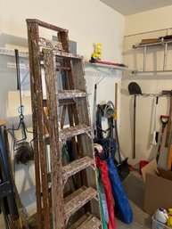 Large Garage Lot Ladders And More