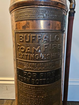 Buffalo Foam Fire Extinguisher Copper Brass