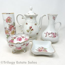 Bavarian Arzberg Roses Porcelain