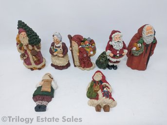 June C. McKenna Christmas Ornament Lot 7 Pieces