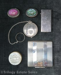 Small Sterling Silver Trinket Boxes And Accessories