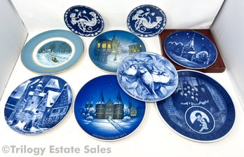 Berlin Deisgn; Royal Copenhagen; Bing  Rosenthal Christmas And Mothers Day Decorative Plates