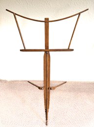 Mid-Century Modern Wooden Music Stand Unsigned Attributed To Charles Webb