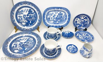 Lot Of Blue Willow China