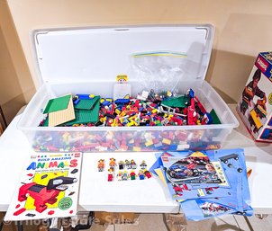 Bin Of Legos & Minifigs 12LBS