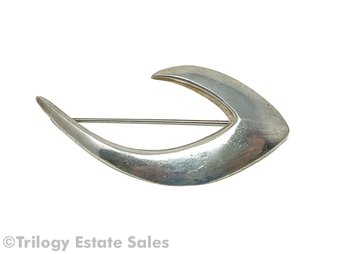 Modernist Mexican Sterling Brooch