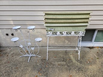 Metal Outdoor Plant Stands & Planter Boxes