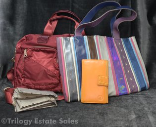 Sol & Selene Duffle, Snatch Zipper Purse, Donna Elena Wallet