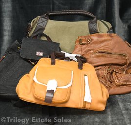 Canvas And Leather Backpacks And Satchels