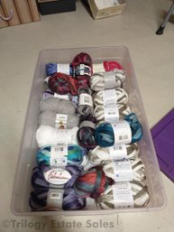 Huge Lot Of Ribbon Yarn NEW