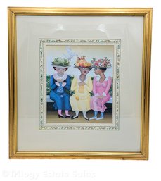 'Three Women' By Monique Schaar Framed Print