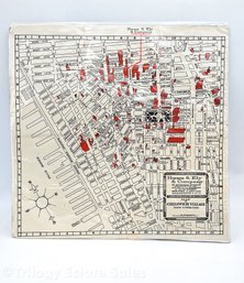 Vintage Horace S. Ely & Company Map Of Greenwich Village