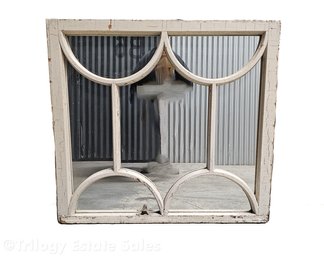 Chippy Shabby Chic Reclaimed Antique Window Frame Hanging Mirror