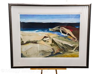 'Beach Horizon 9' By Barbara Rainforth  46' X 38'