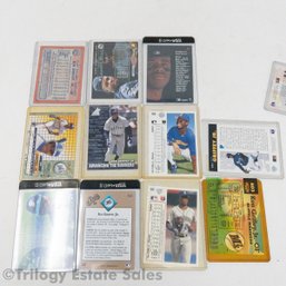 Ken Griffey Jr & Micheal Jordan Rookie Cards In Top Loaders