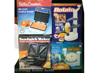 Waffle Maker Sandwich Maker Fried Onion Maker & Rotato NEW