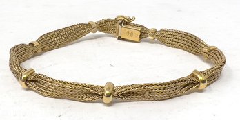 18k Yellow Gold 7' Bracelet 13.4g