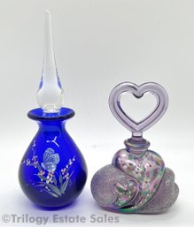 Pairpoint & Fenton Perfume Bottles