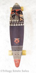 Peace Pipe Longboard Skateboard Like New Devine 75mm Wheels Paris Trucks