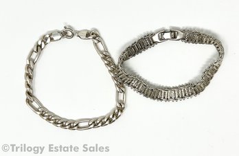 Silver Bracelet Russian Standard 84 And Silverplated Bracelet