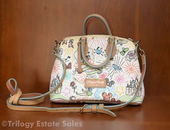 Dooney & Bourke Disney Sketch Satchel Like New Condition