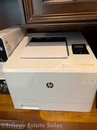 HP Color LaserJet Pro M452nw With Black Cyan And Yellow Cartridges WORKING