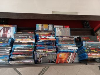 Huge Lot Of DVDs, Mostly BluRay