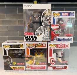 FUNKO Target Exclusives 5 All New In Box