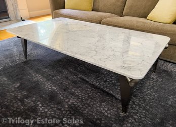 B&B Italia Marble-Top Coffee Cocktail Table