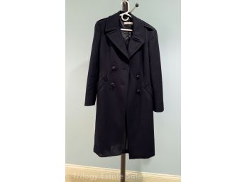 Prada Womens Double Breasted Trench Coat Size 44