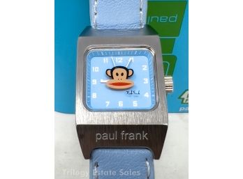 Paul Frank Julius & Friends Ladies Wristwach Light Blue NIB Never Worn