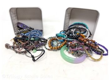 Lot Of Costume Jewelry Bracelets