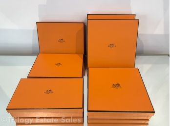 Six Hermes Boxes For Small Leather Goods